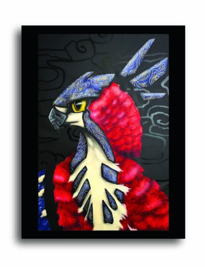 "FALCO SHINY" PRINT