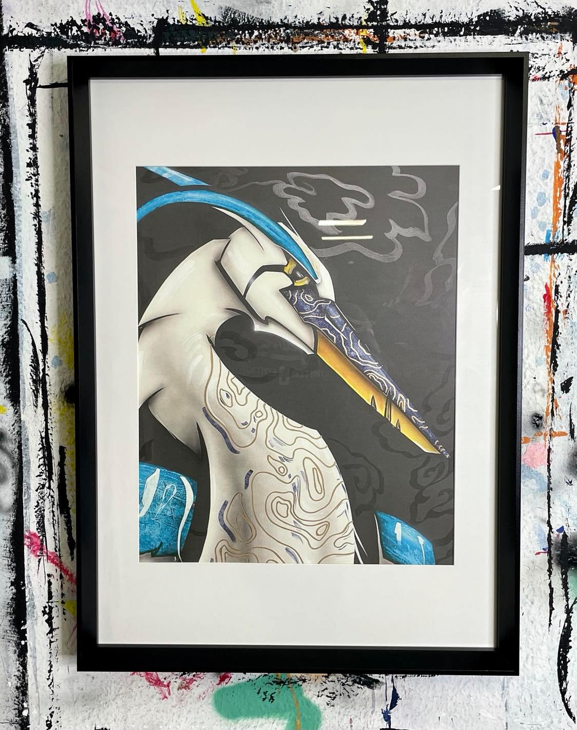 "HERON SHINY" PRINT – Image 2