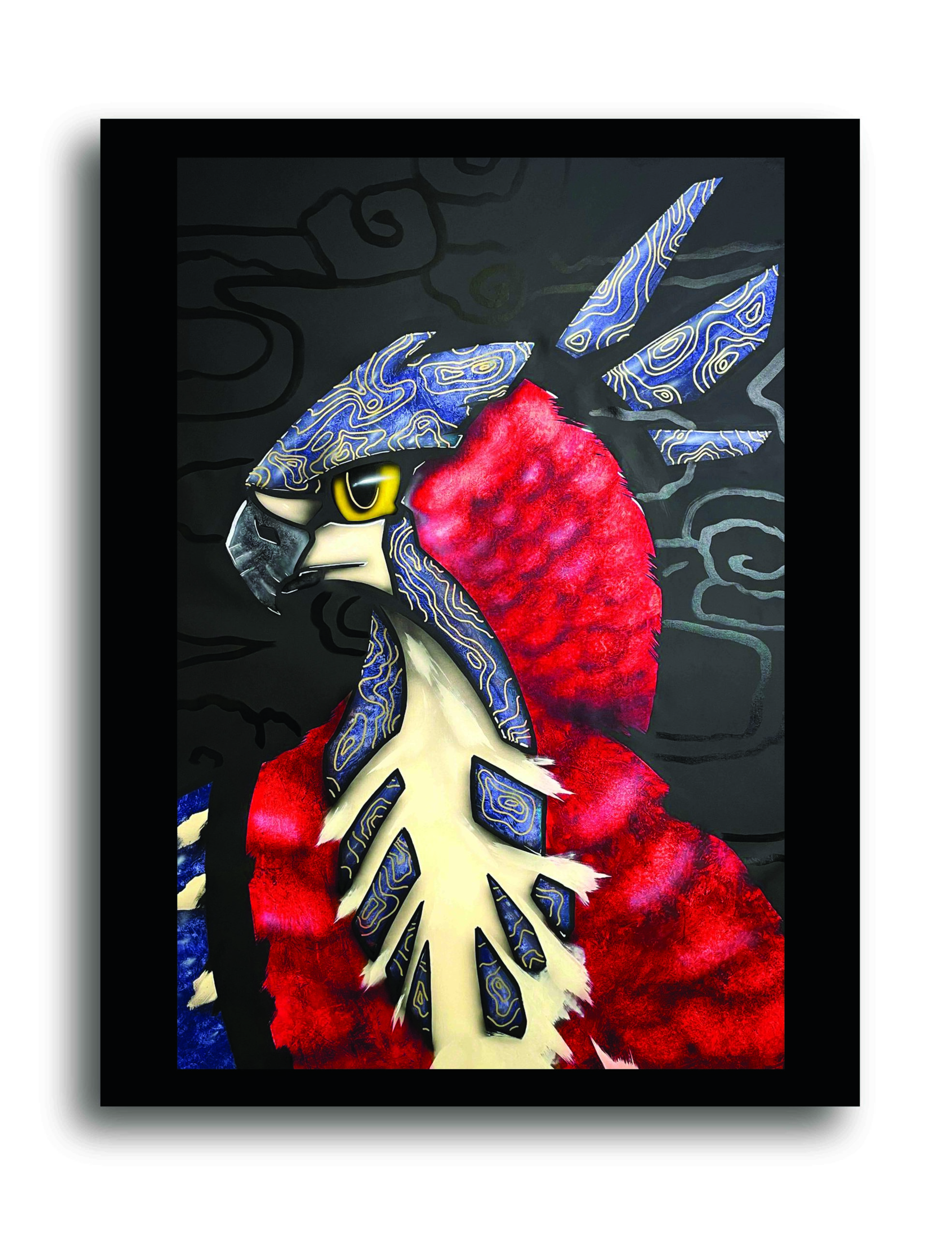 "FALCO SHINY" PRINT